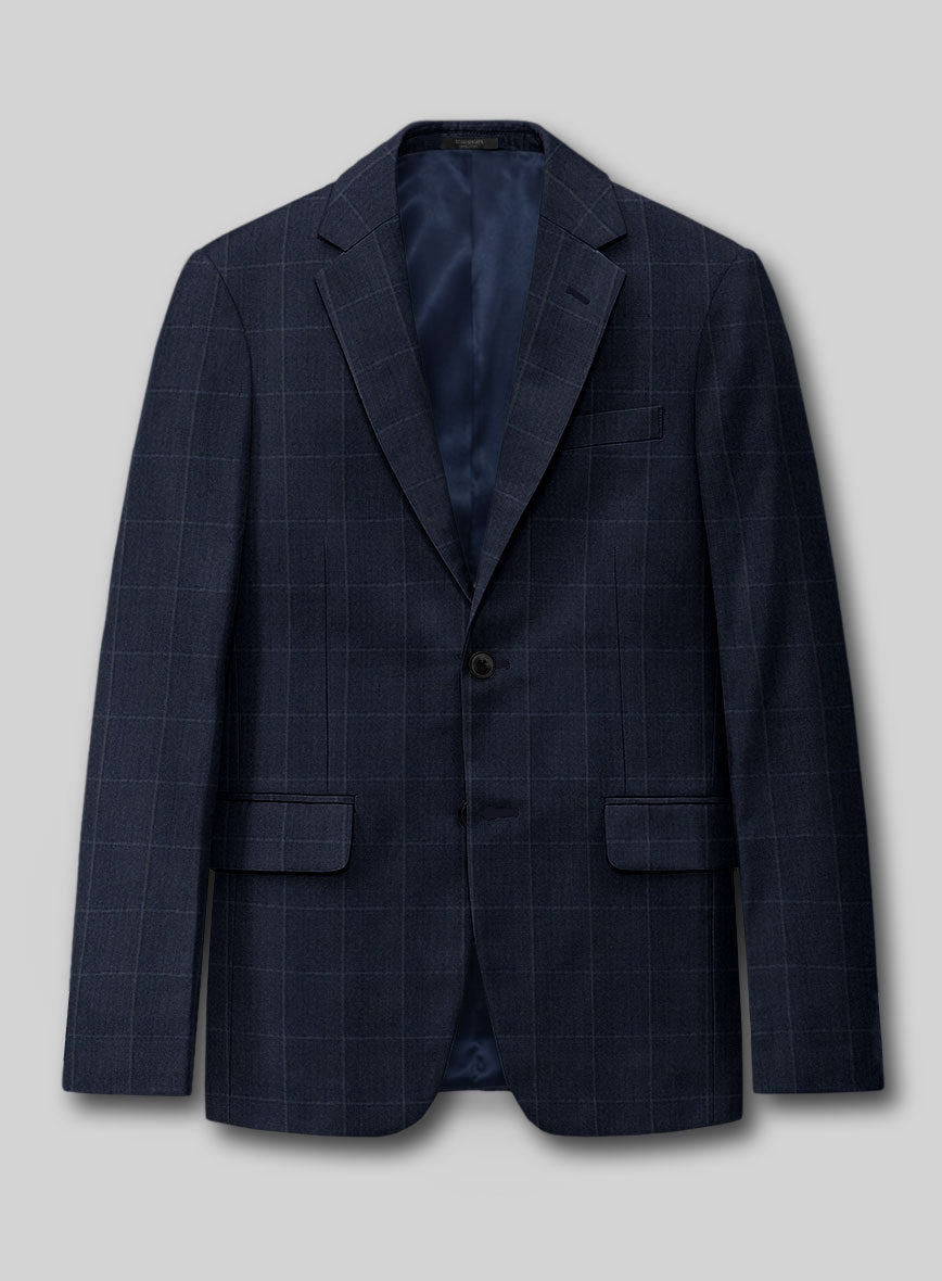 Italian Wool Orviano Crest Jacket - StudioSuits