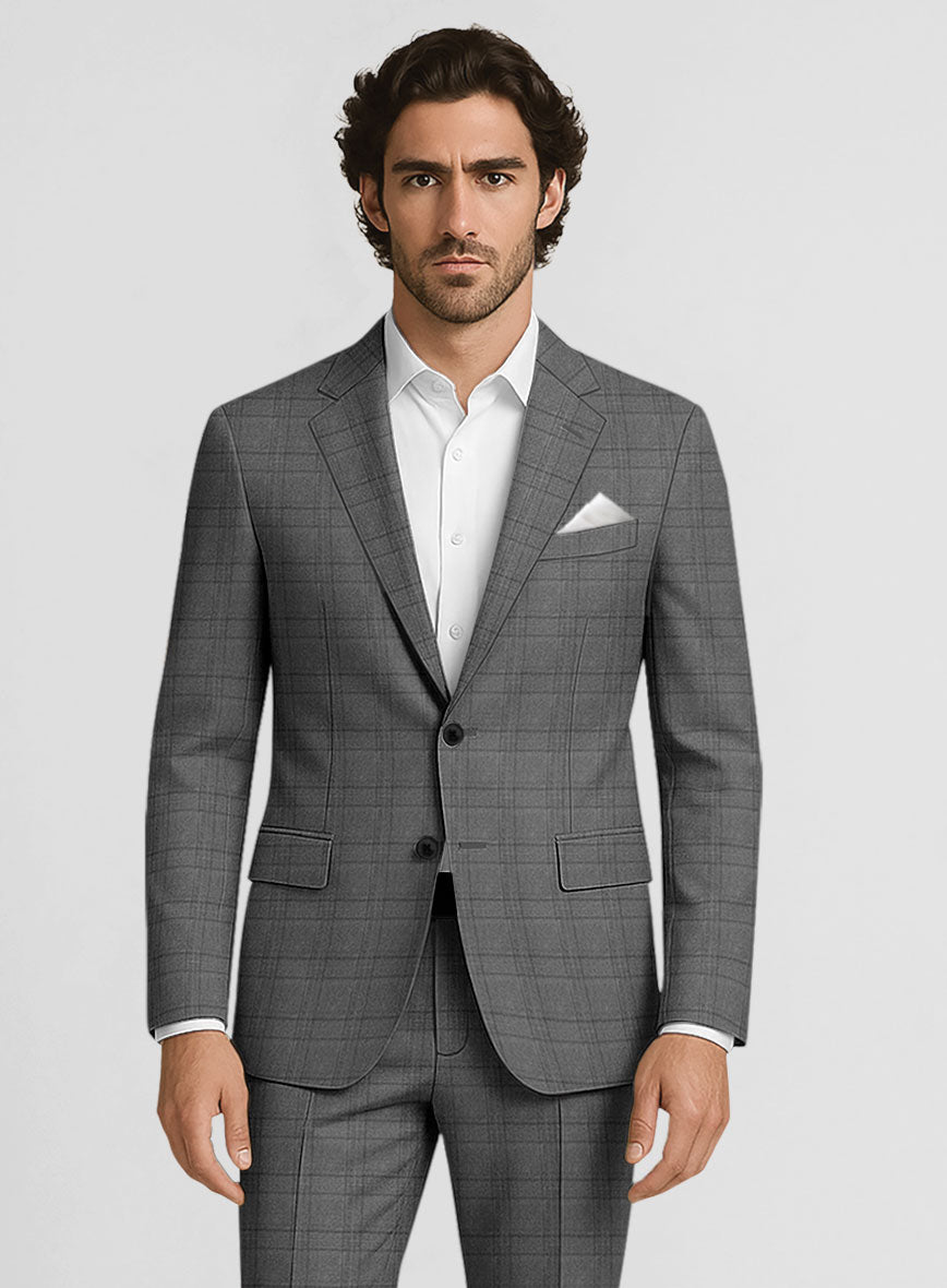 Italian Wool Platino Jacket - StudioSuits