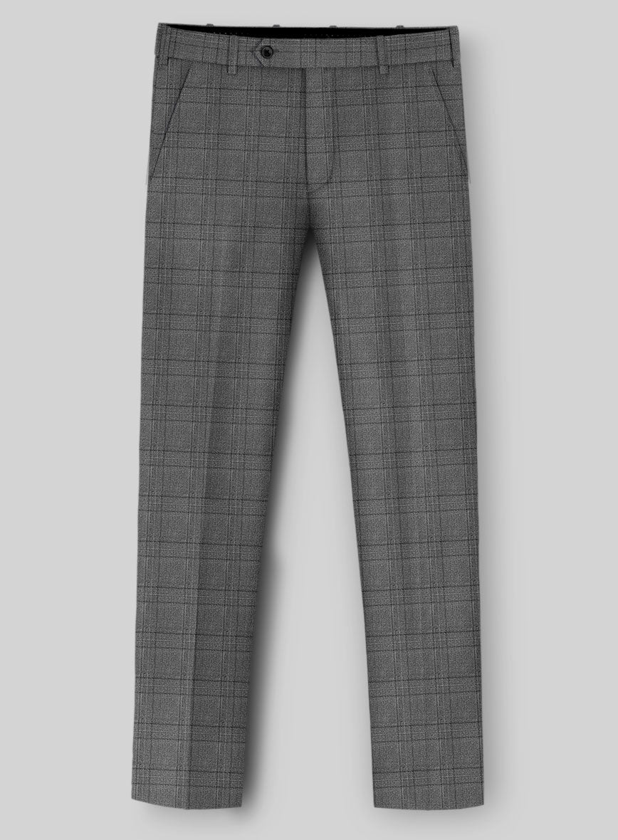 Italian Wool Platino Pants - StudioSuits