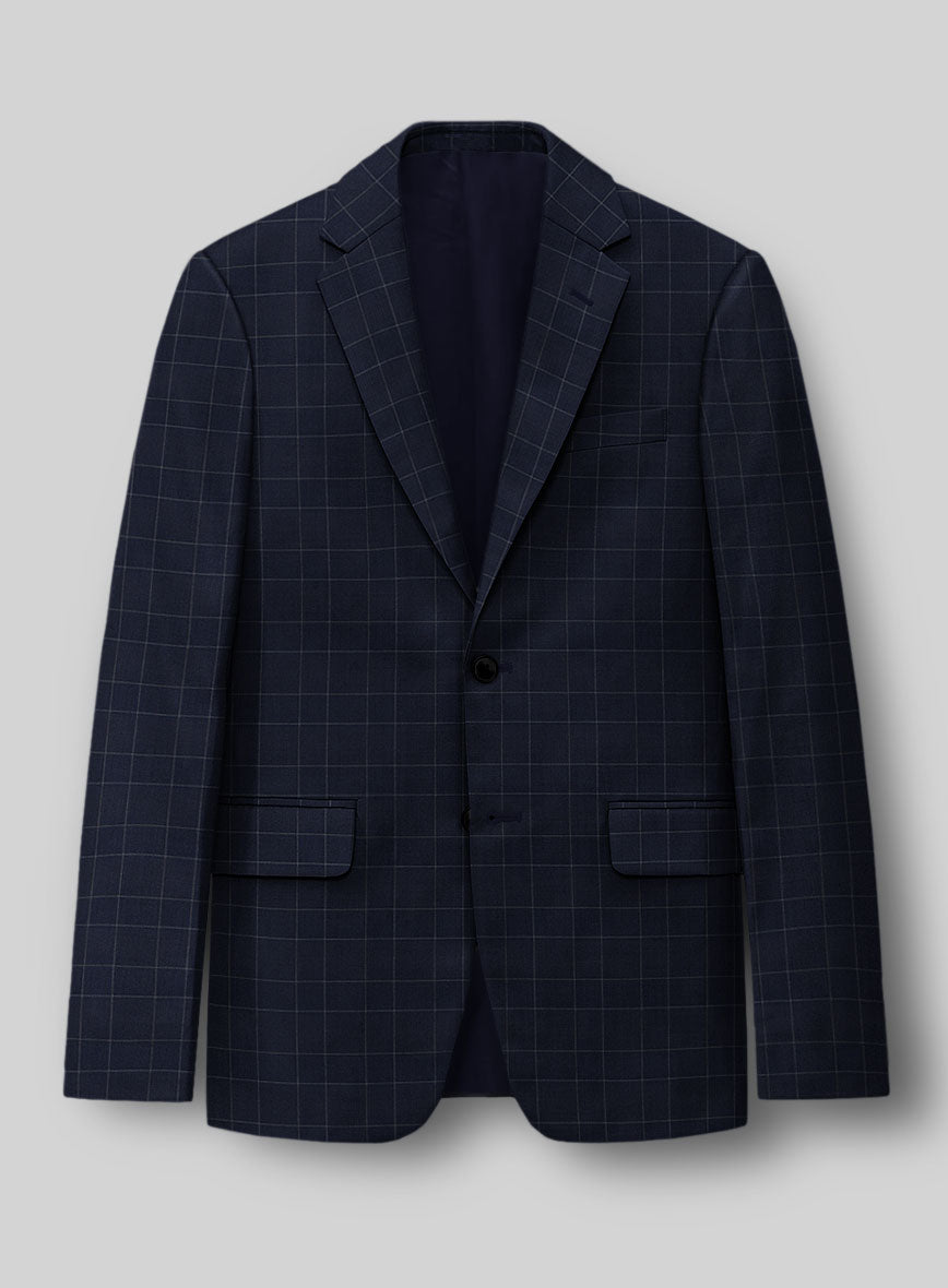 Italian Wool Quadretto Jacket - StudioSuits