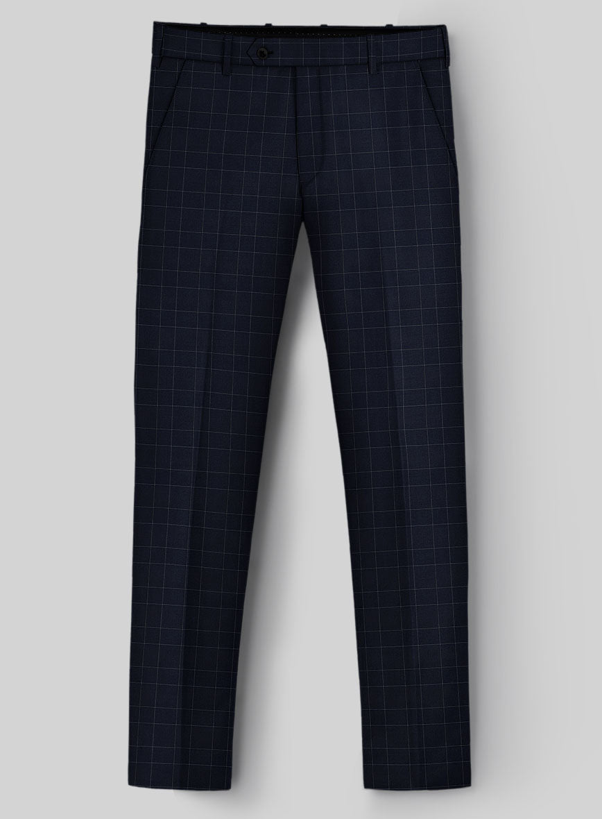 Italian Wool Quadretto Pants - StudioSuits