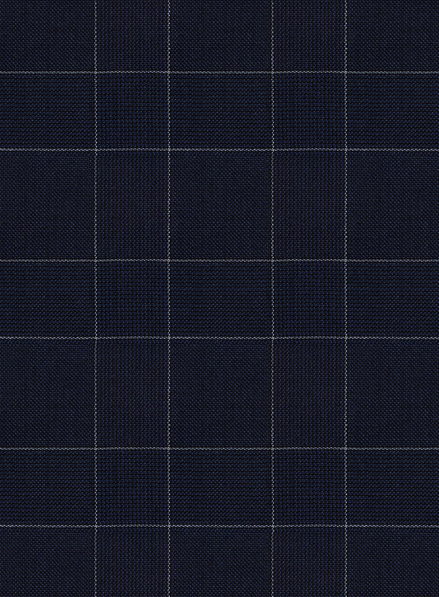 Italian Wool Quadretto Pants - StudioSuits