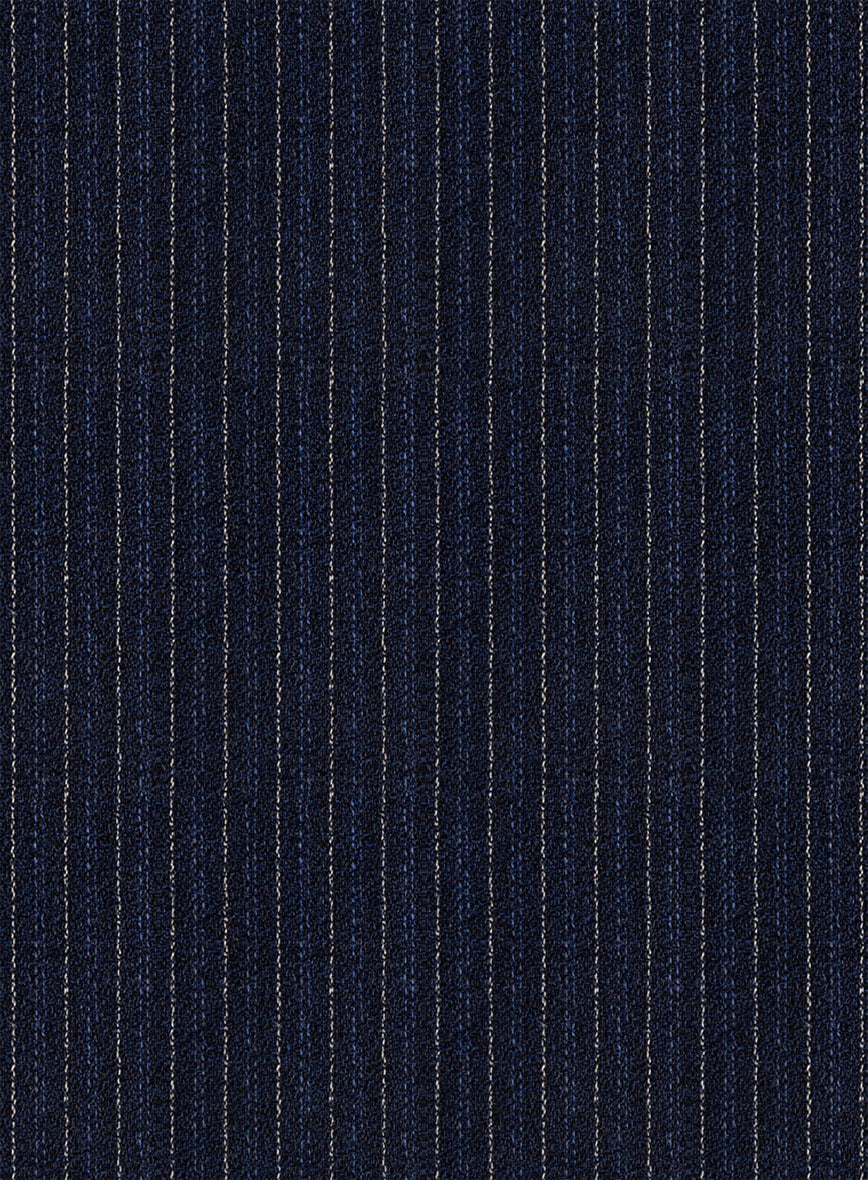 Italian Wool Rigato Pants - StudioSuits