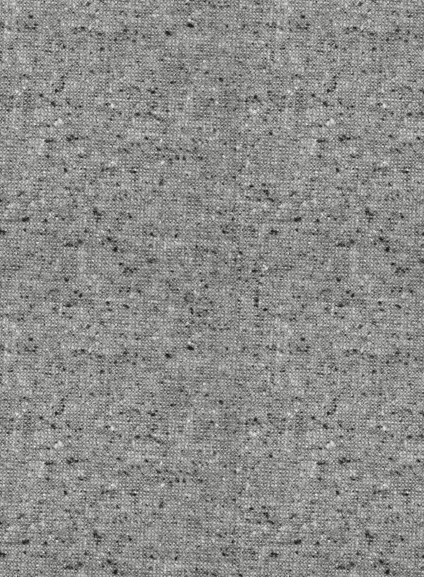 Italian Donegal Light Gray Wool Suit - StudioSuits