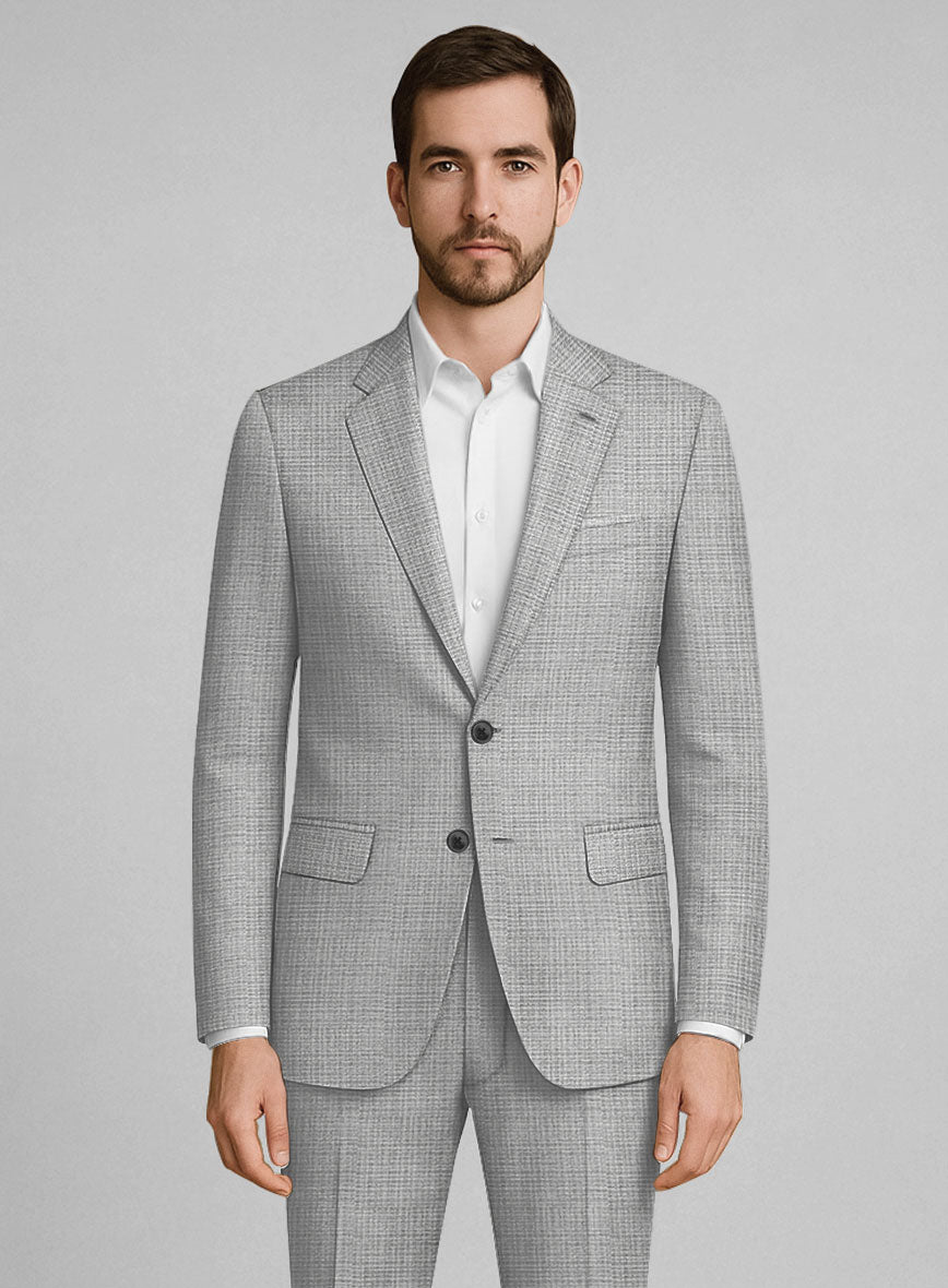 Italian Wool Silk Caziel Jacket - StudioSuits