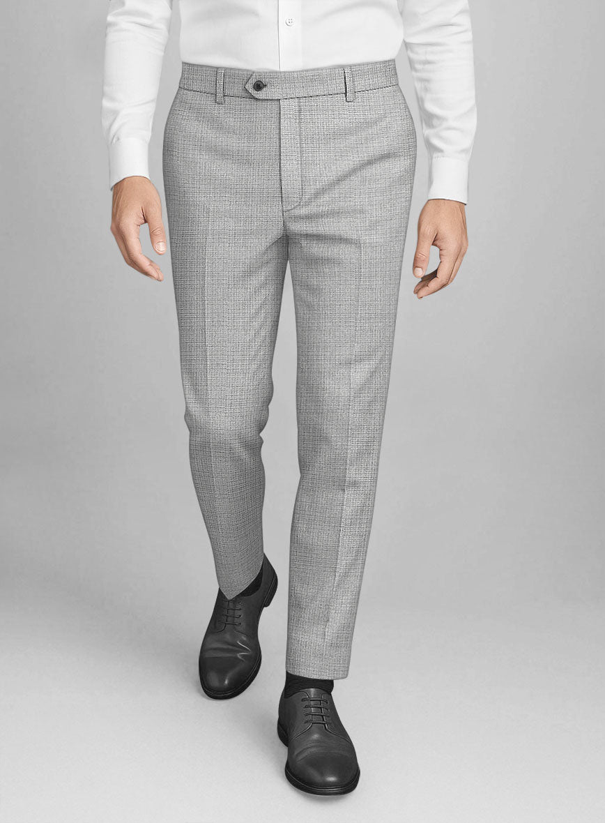 Italian Wool Silk Caziel Pants - StudioSuits