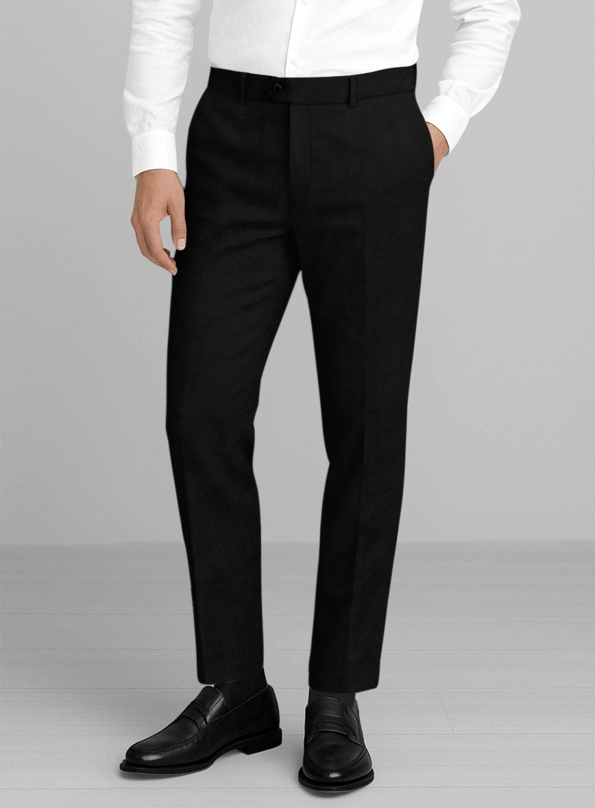 Italian Wool Silk Cortavio Pants - StudioSuits