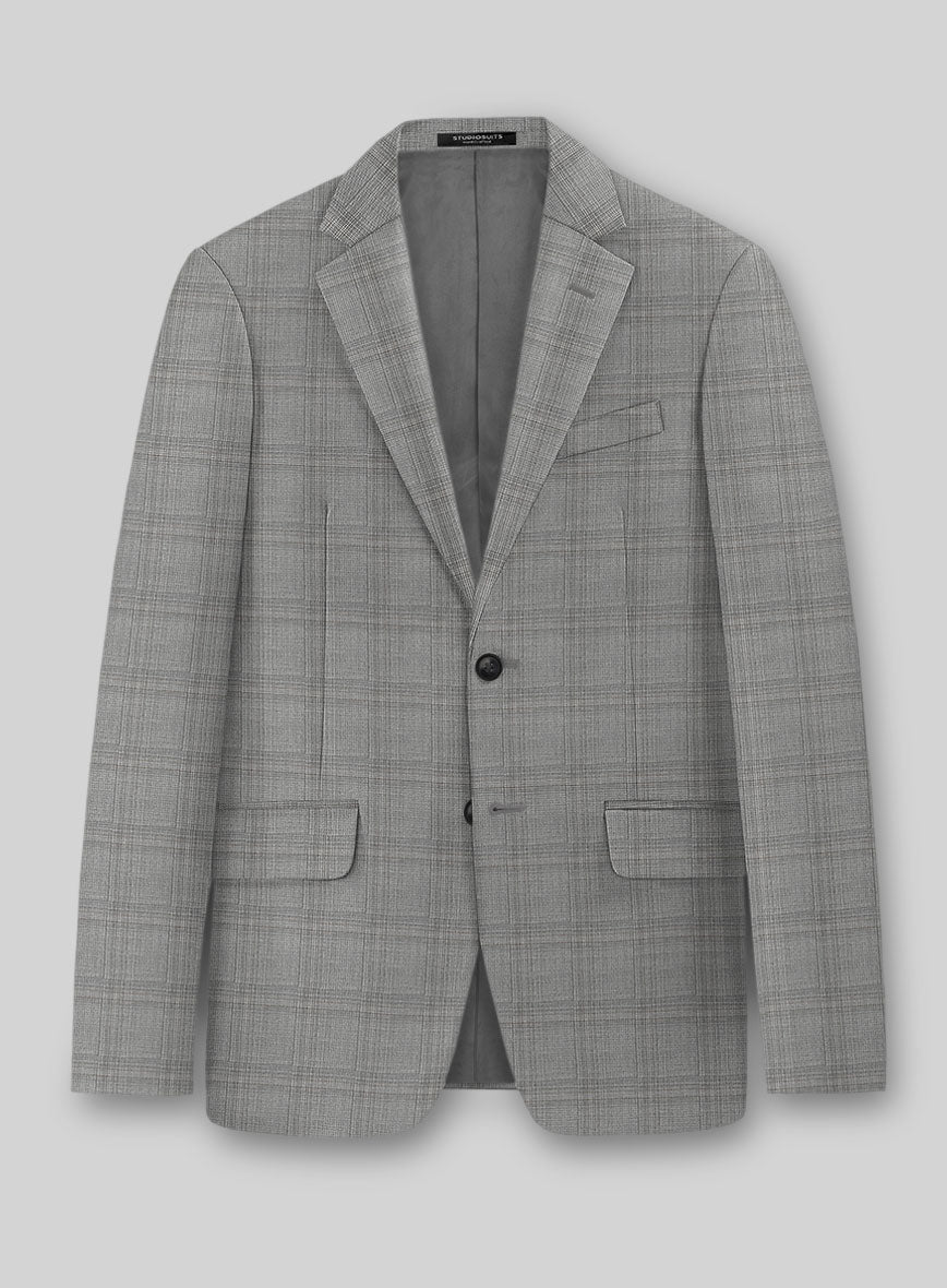 Italian Wool Silk Delmar Jacket - StudioSuits