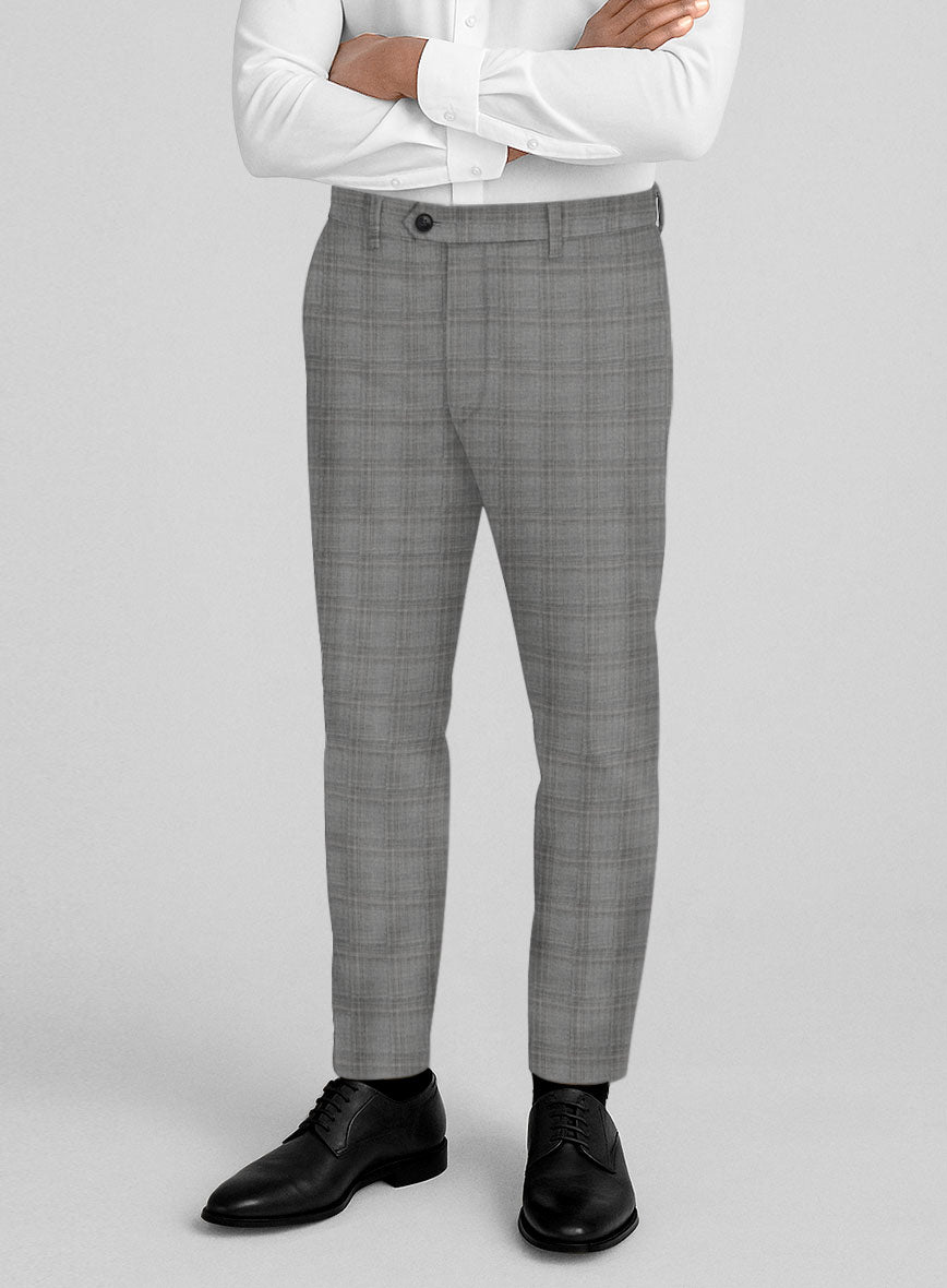Italian Wool Silk Delmar Pants - StudioSuits