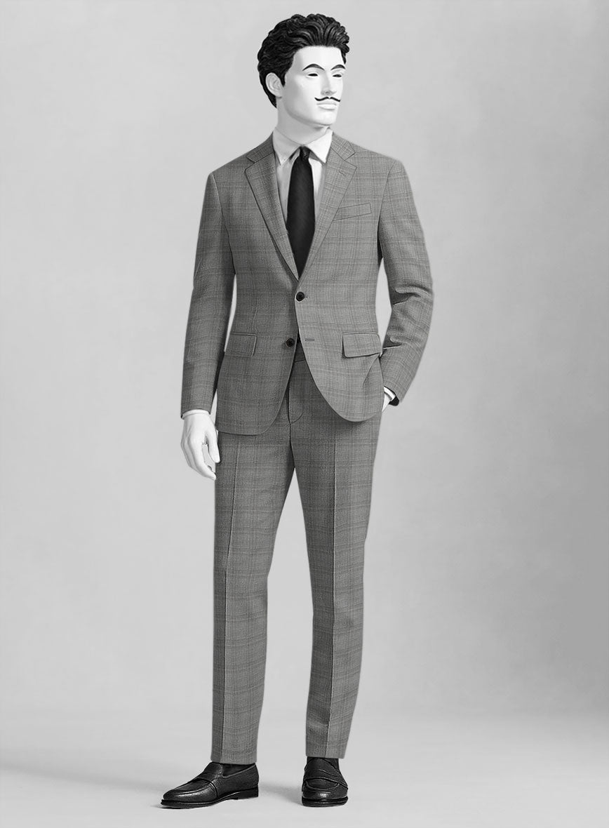 Italian Wool Silk Delmar Suit - StudioSuits