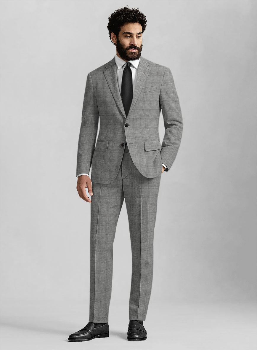 Italian Wool Silk Delmar Suit - StudioSuits