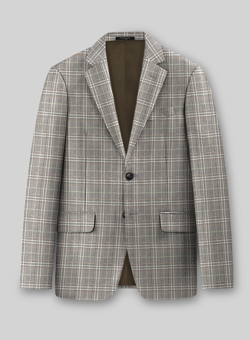 Italian Wool Silk Galven Jacket - StudioSuits