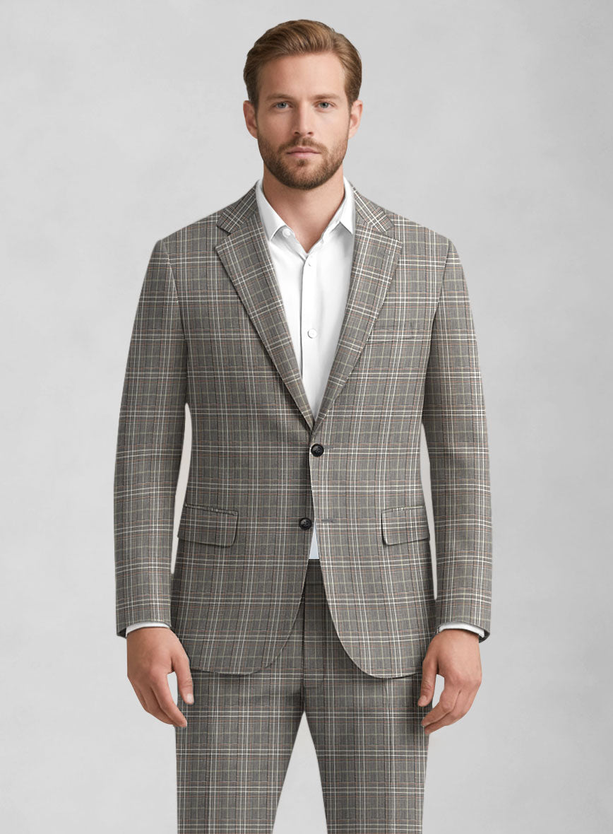 Italian Wool Silk Galven Jacket - StudioSuits