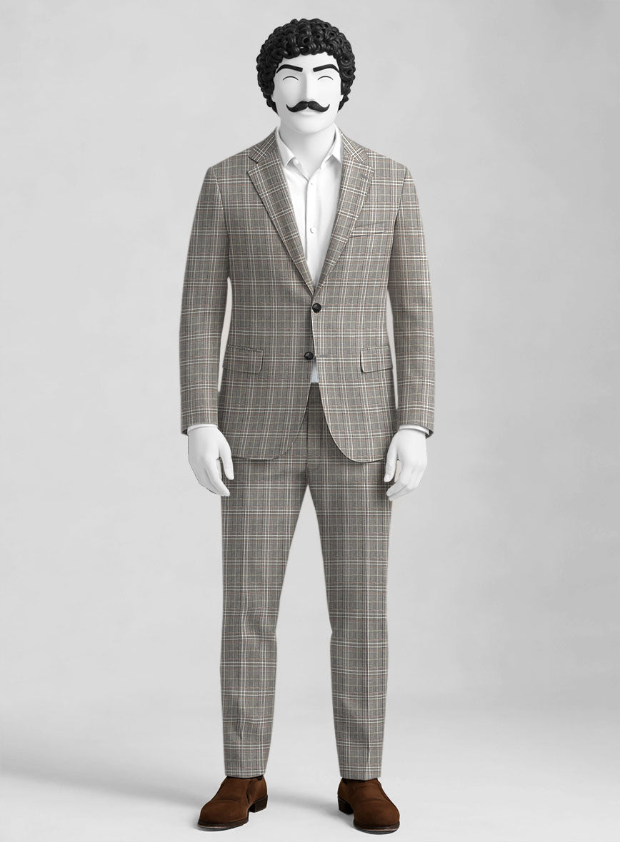 Italian Wool Silk Galven Suit - StudioSuits