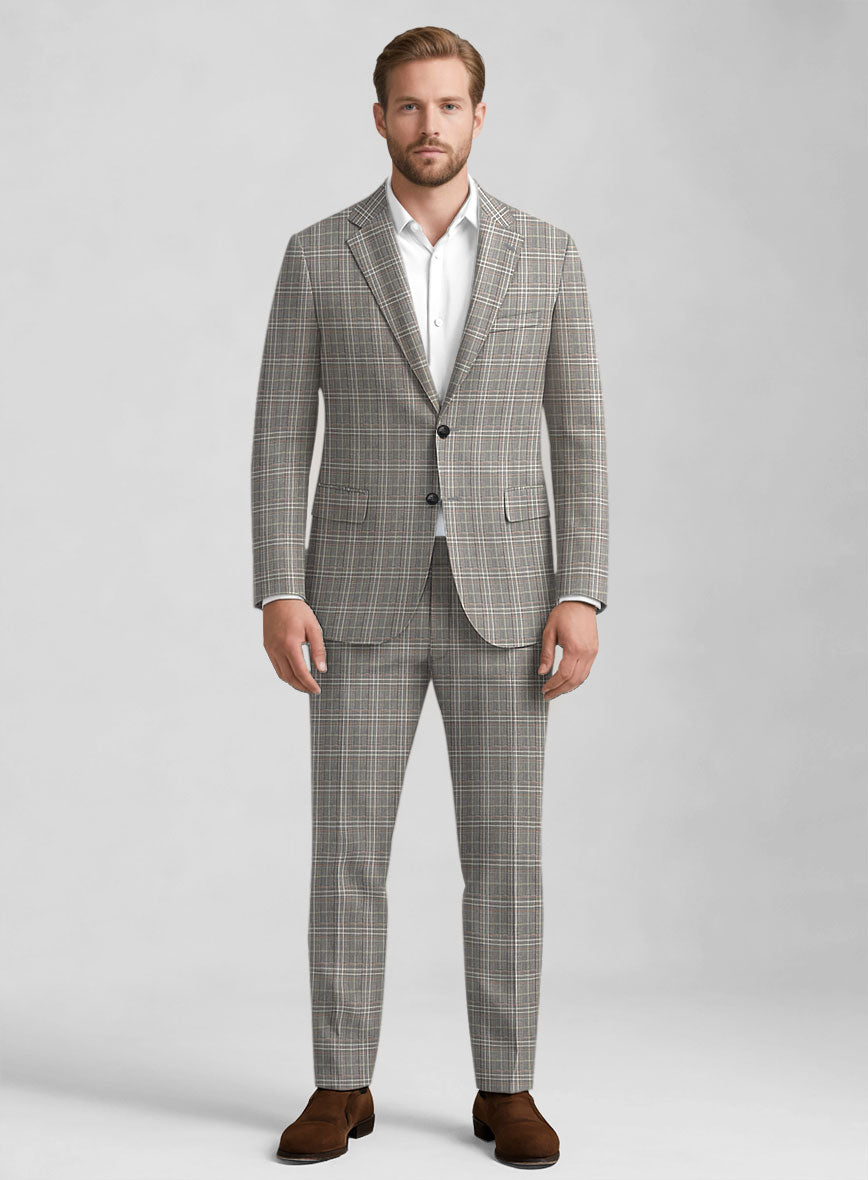 Italian Wool Silk Galven Suit - StudioSuits