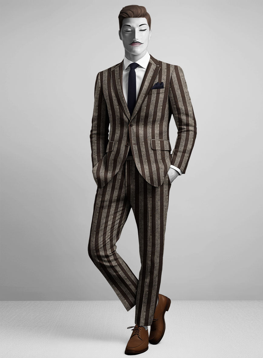 Italian Wool Silk Linen Calwick Suit - StudioSuits