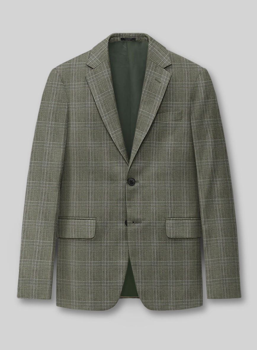 Italian Wool Silk Linen Cortes Jacket - StudioSuits