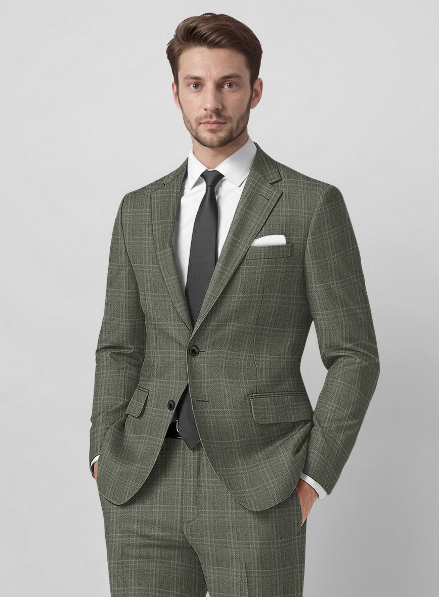 Italian Wool Silk Linen Cortes Jacket - StudioSuits