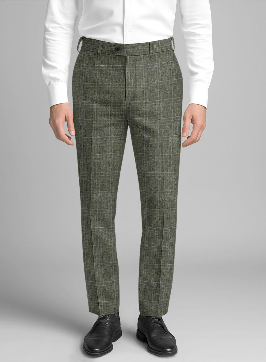 Italian Wool Silk Linen Cortes Pants - StudioSuits