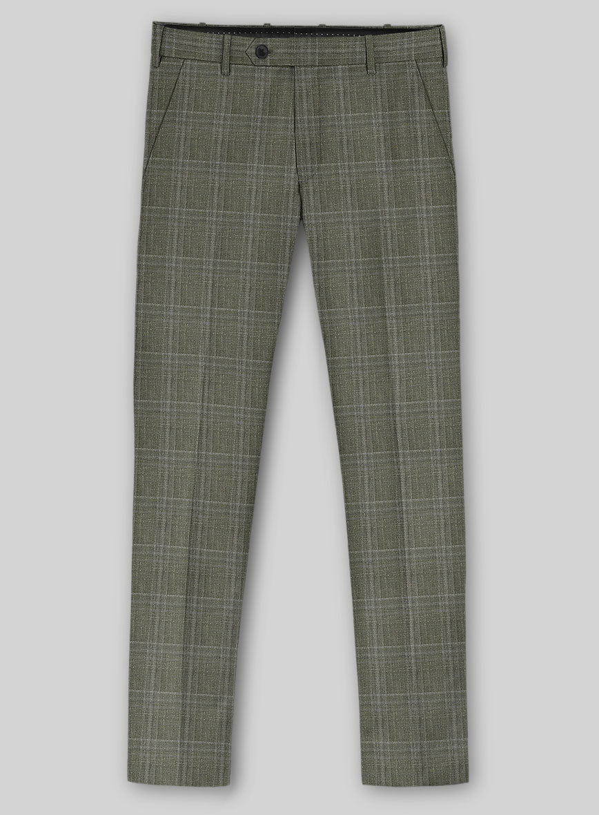 Italian Wool Silk Linen Cortes Pants - StudioSuits