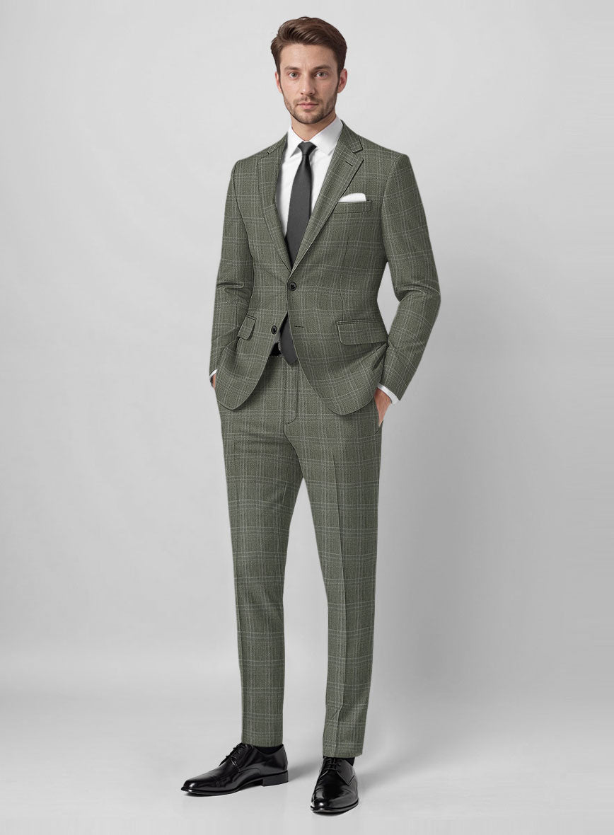 Italian Wool Silk Linen Cortes Suit - StudioSuits