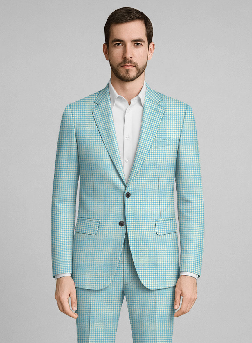 Italian Wool Silk Linen Doviel Jacket - StudioSuits