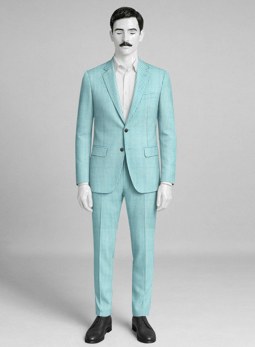 Italian Wool Silk Linen Doviel Suit - StudioSuits