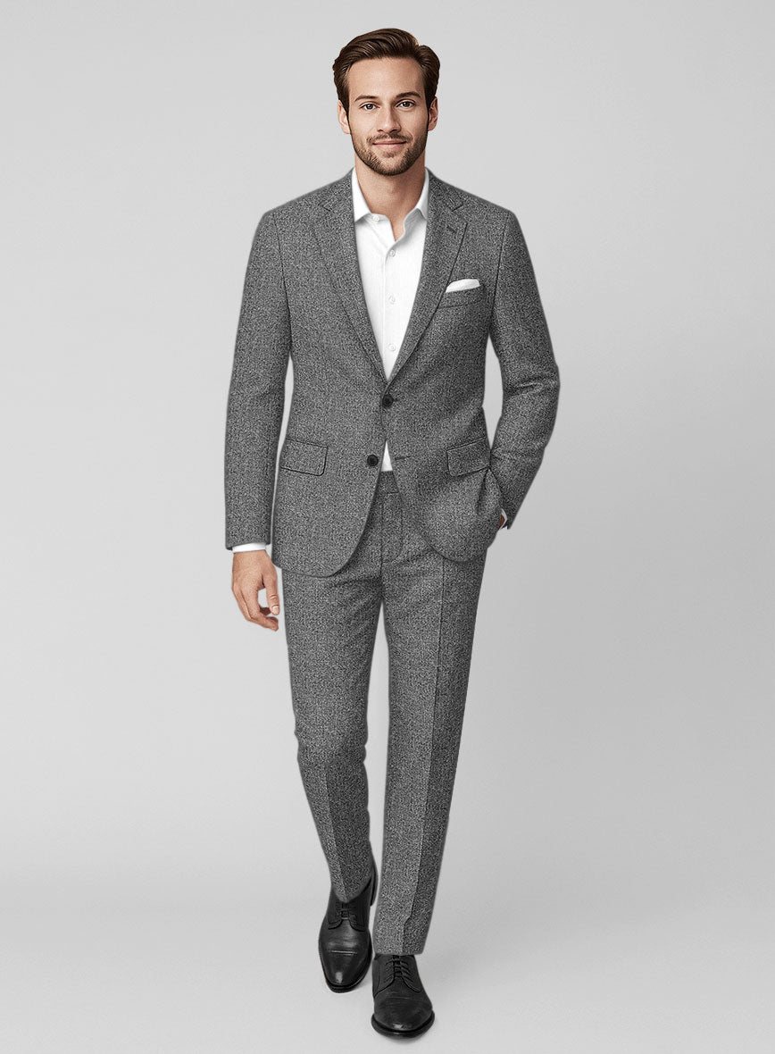 Italian Wool Silk Linen Flaren Suit - StudioSuits