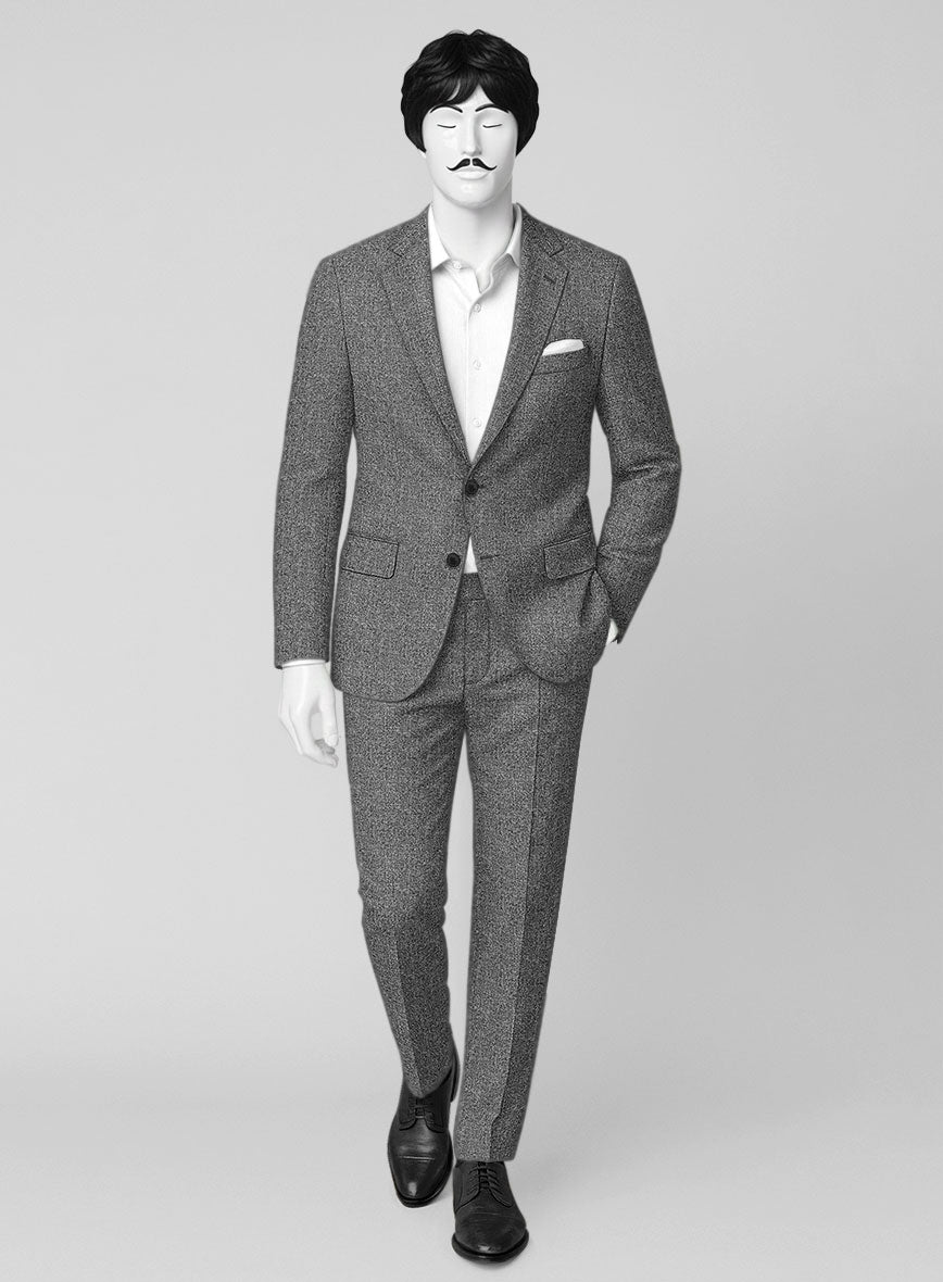 Italian Wool Silk Linen Flaren Suit - StudioSuits