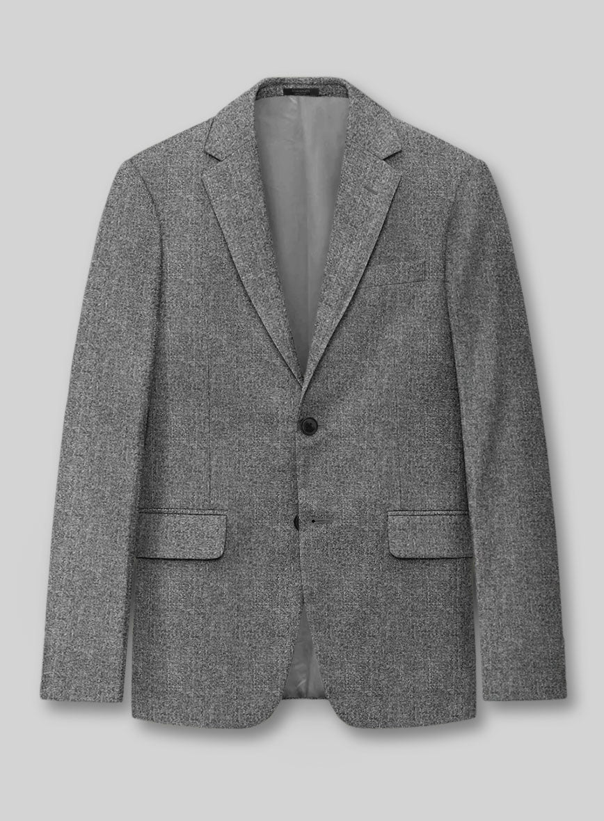 Italian Wool Silk Linen Flaren Jacket - StudioSuits