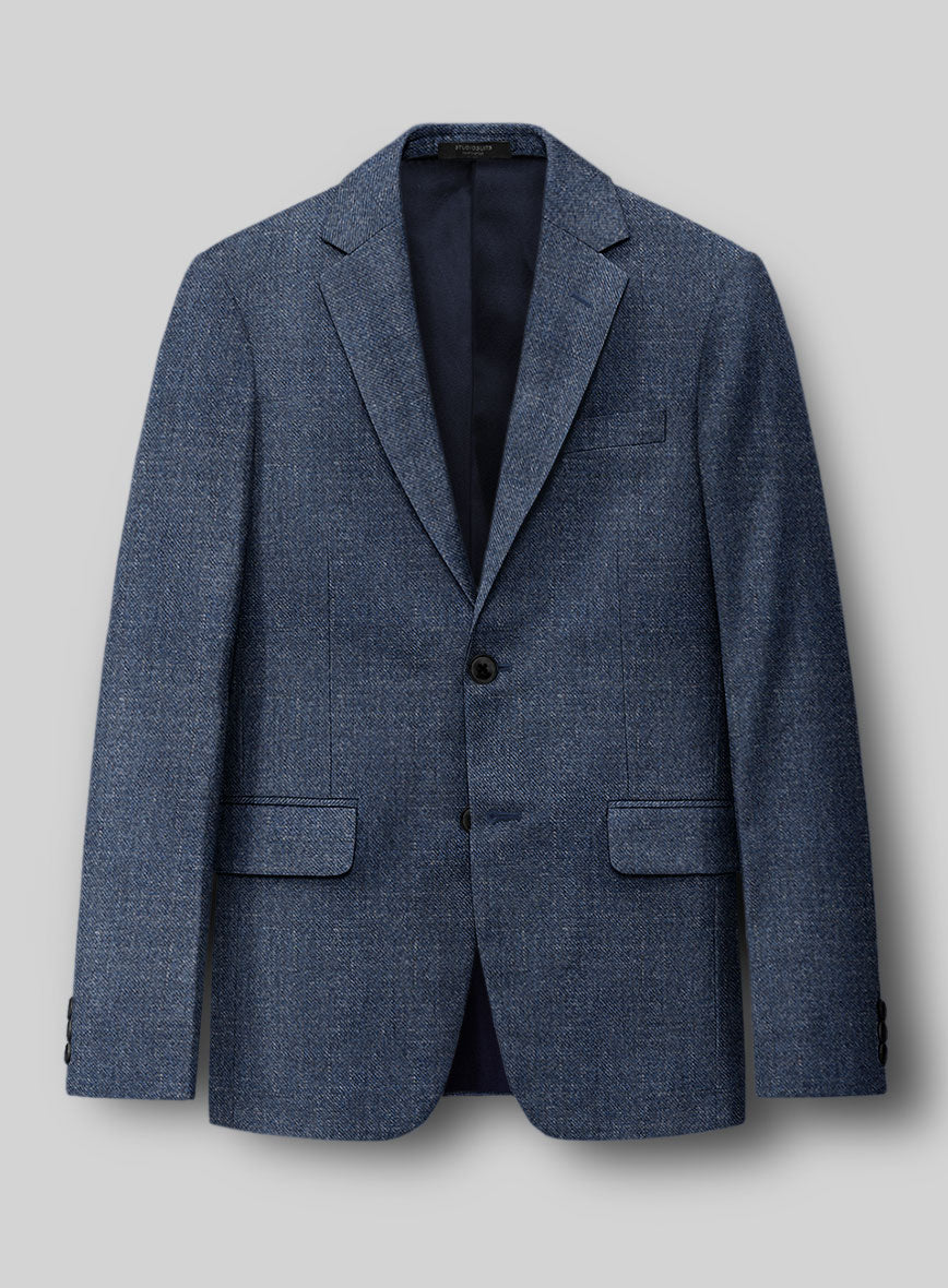 Italian Wool Silk Linen Giordano Jacket - StudioSuits