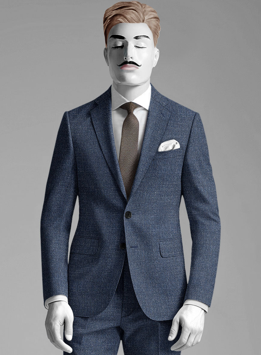 Italian Wool Silk Linen Giordano Jacket - StudioSuits