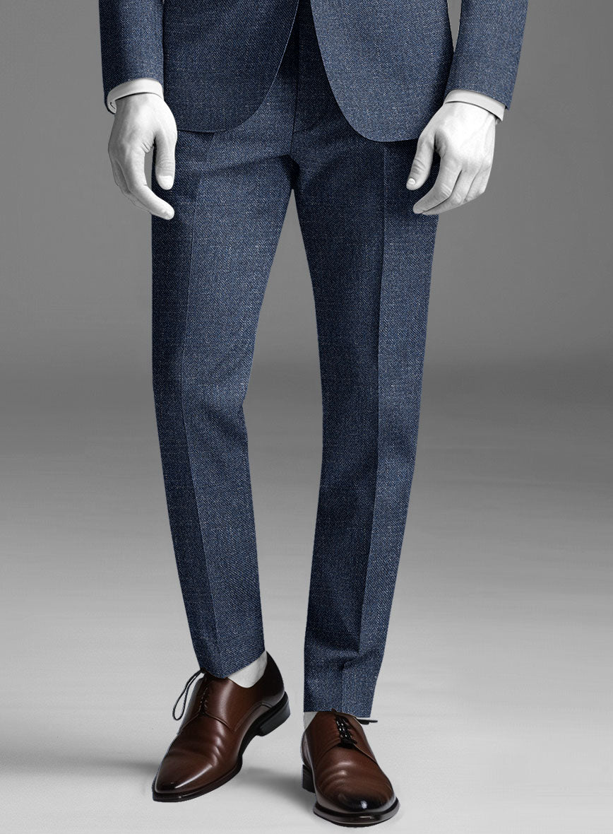Italian Wool Silk Linen Giordano Pants - StudioSuits
