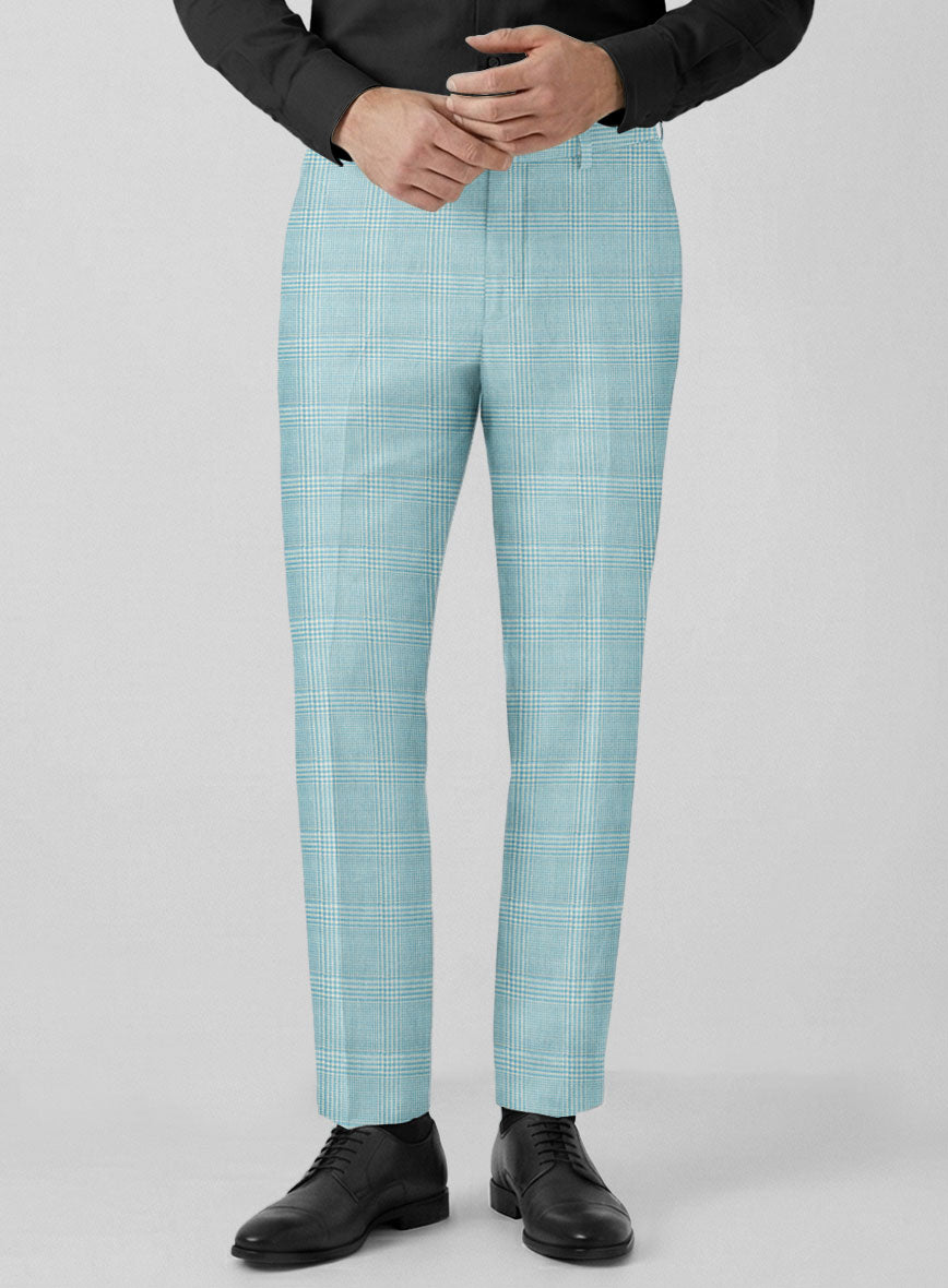 Italian Wool Silk Linen Marvito Pants - StudioSuits