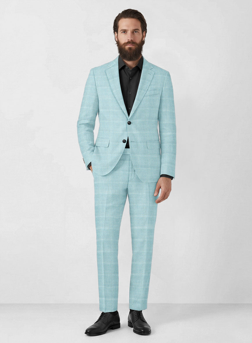 Italian Wool Silk Linen Marvito Suit - StudioSuits