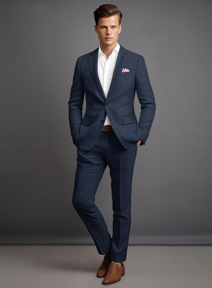Italian Wool Silk Linen Nives Suit - StudioSuits