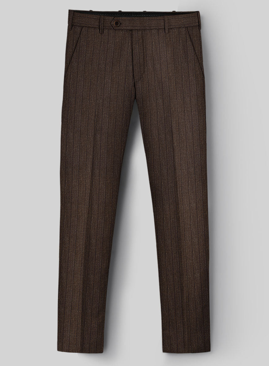 Italian Wool Silk Linen Olegario Pants - StudioSuits