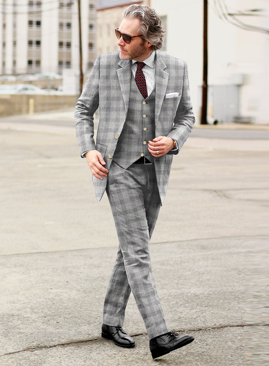 Aim Suits Italian Wool Silk Linen Raimundo Suit – StudioSuits