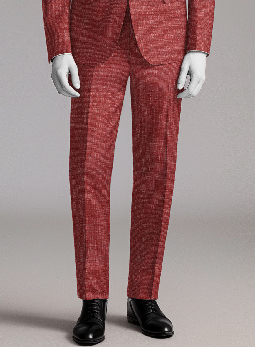Italian Wool Silk Ottone Pants - StudioSuits