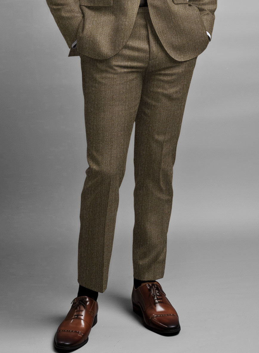 Italian Wool Silk Rufino Pants - StudioSuits