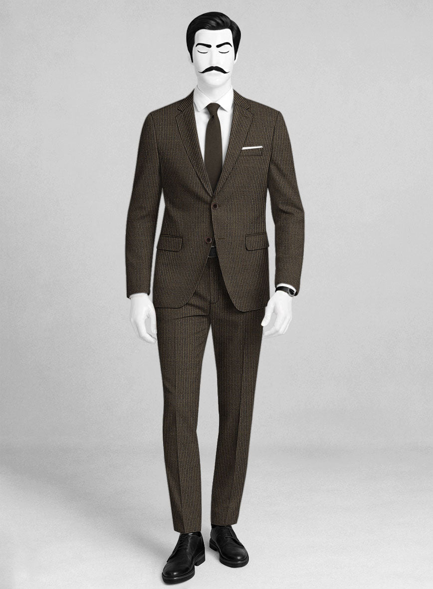 Italian Wool Silvastooth Suit - StudioSuits