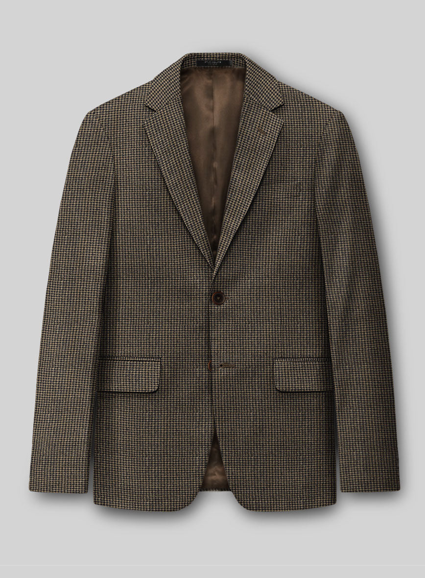 Italian Wool Silvastooth Jacket - StudioSuits