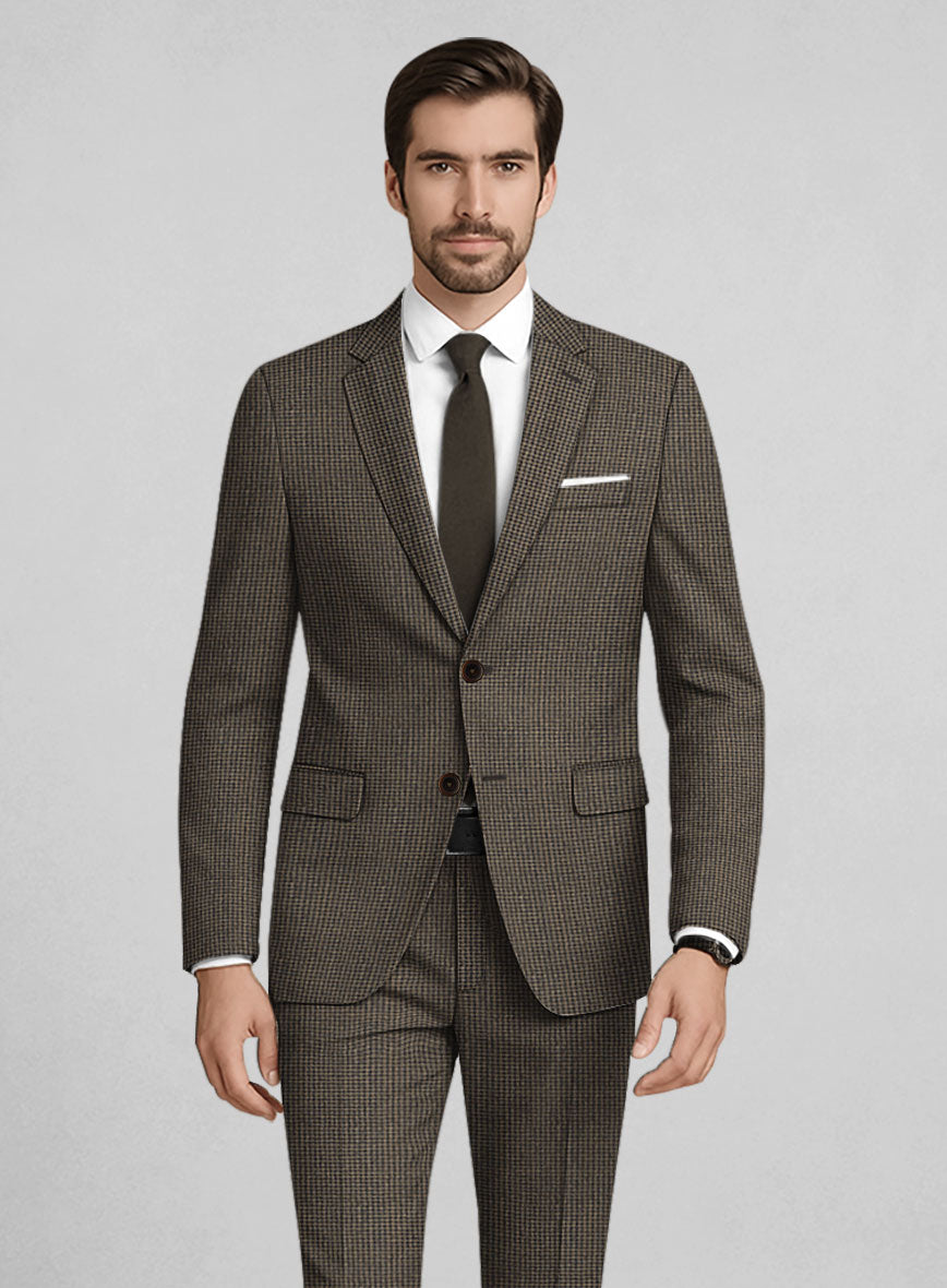 Italian Wool Silvastooth Suit - StudioSuits