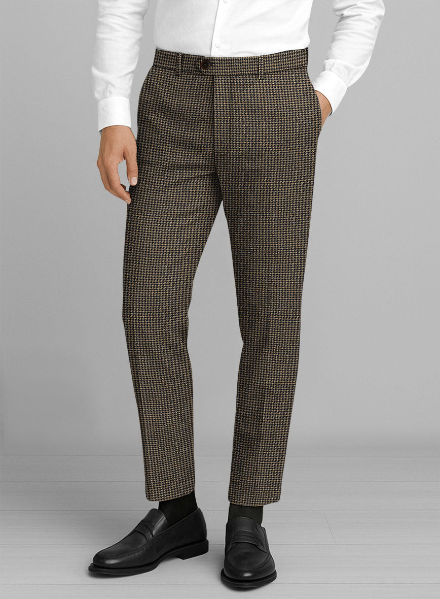 Italian Wool Silvastooth Pants - StudioSuits