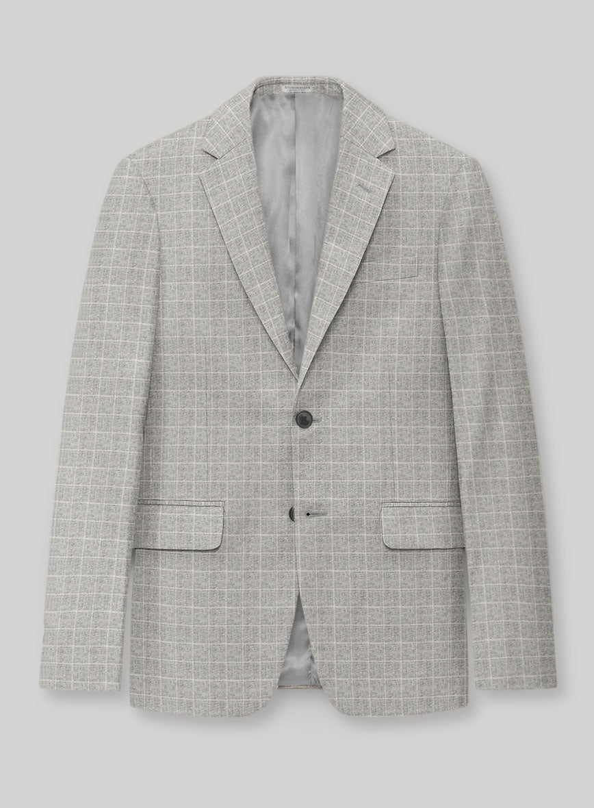 Italian Wool Spigaro Jacket - StudioSuits