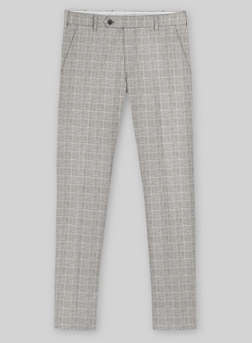 Italian Wool Spigaro Pants - StudioSuits