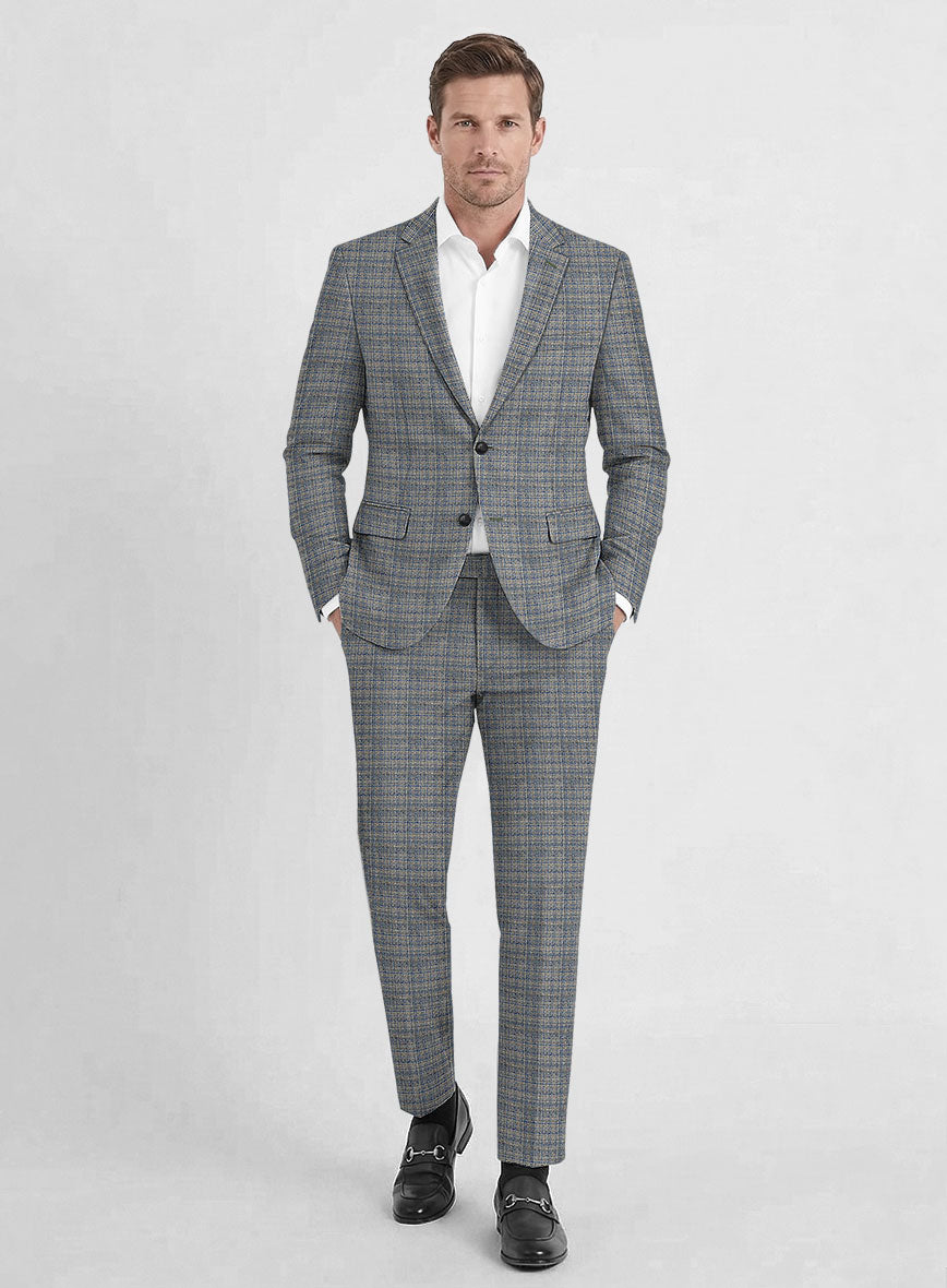 Italian Wool Trama Riga Suit - StudioSuits
