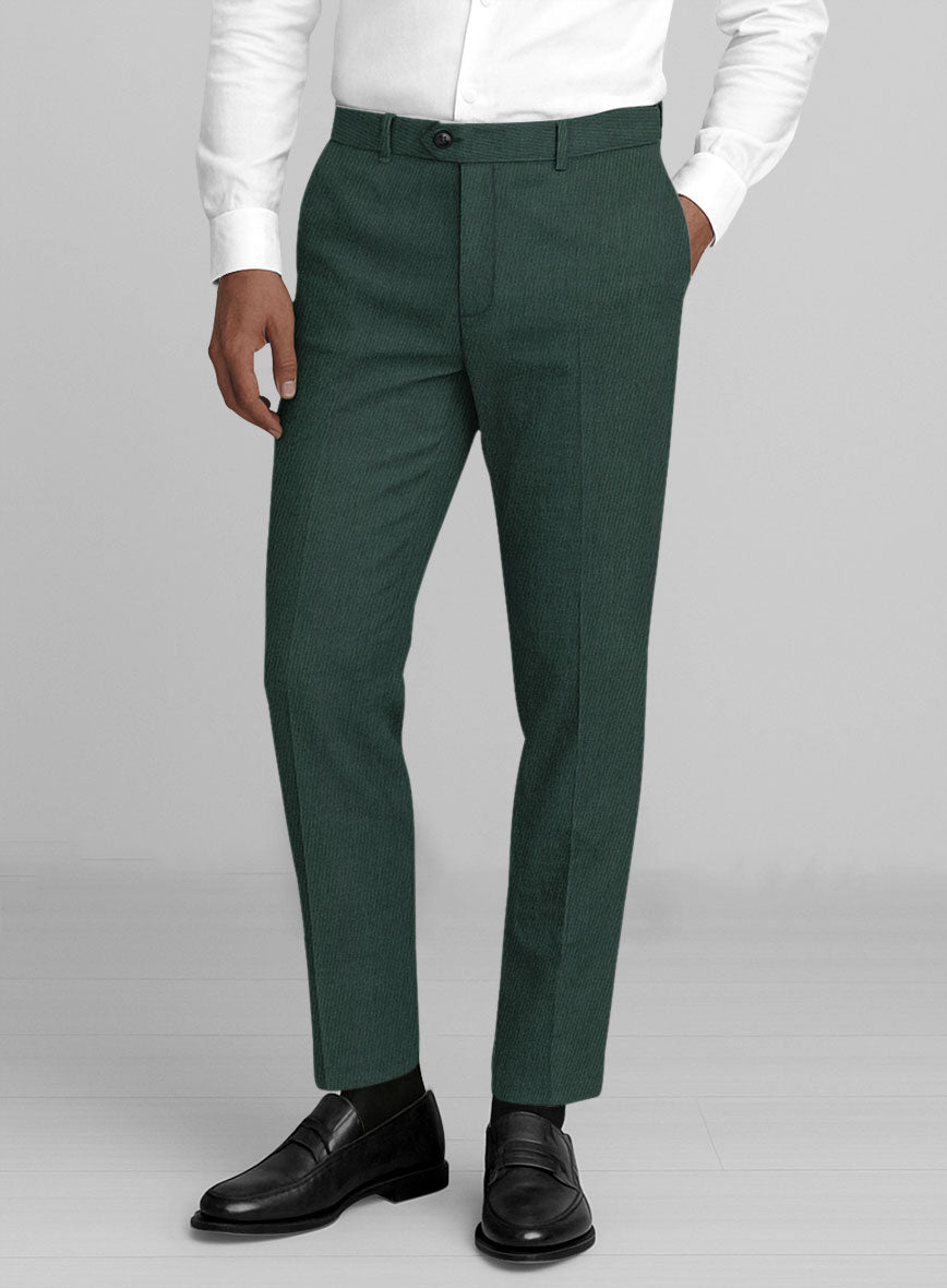 Italian Wool Twill Darsen Pants - StudioSuits