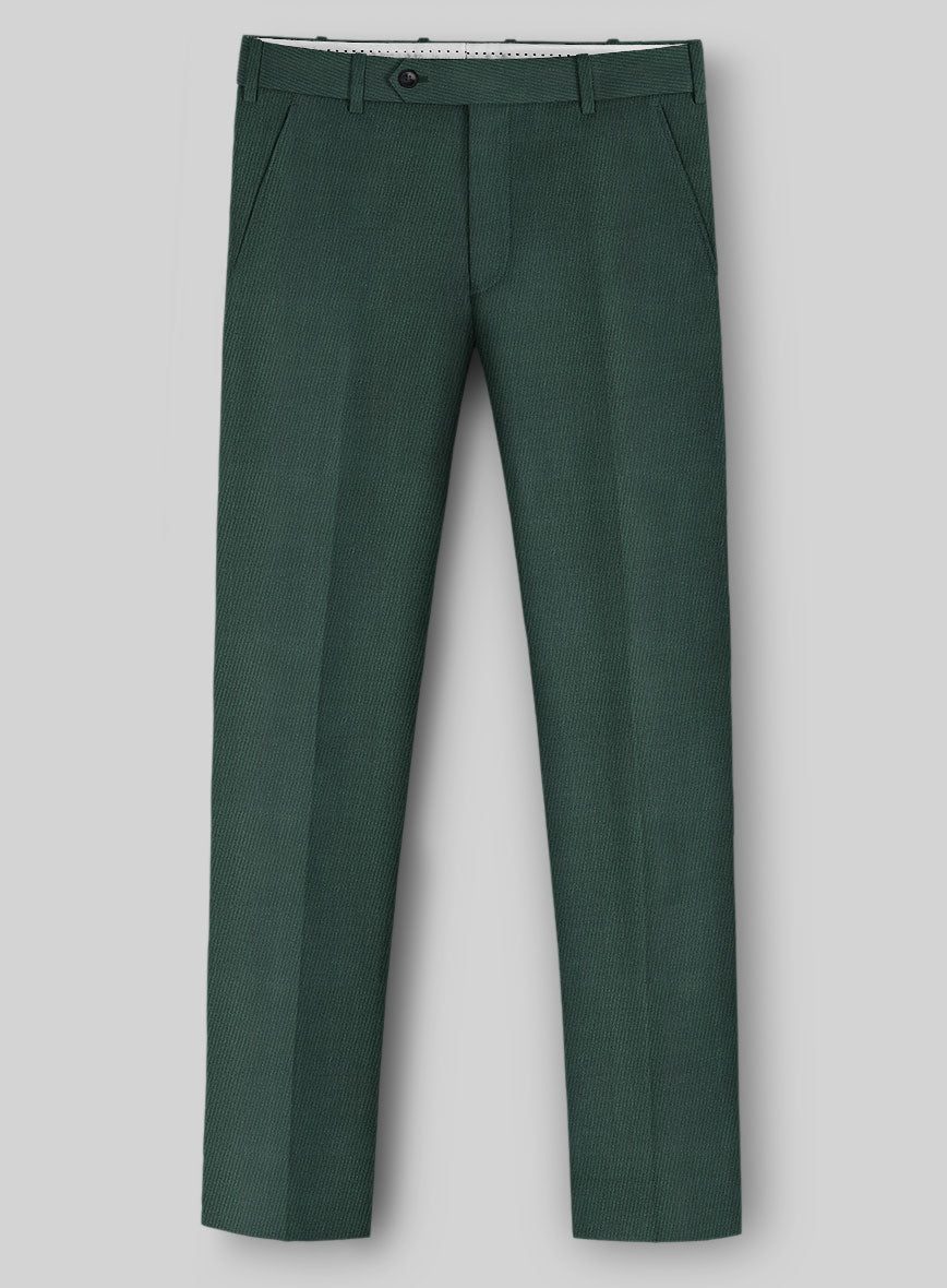 Italian Wool Twill Darsen Pants - StudioSuits
