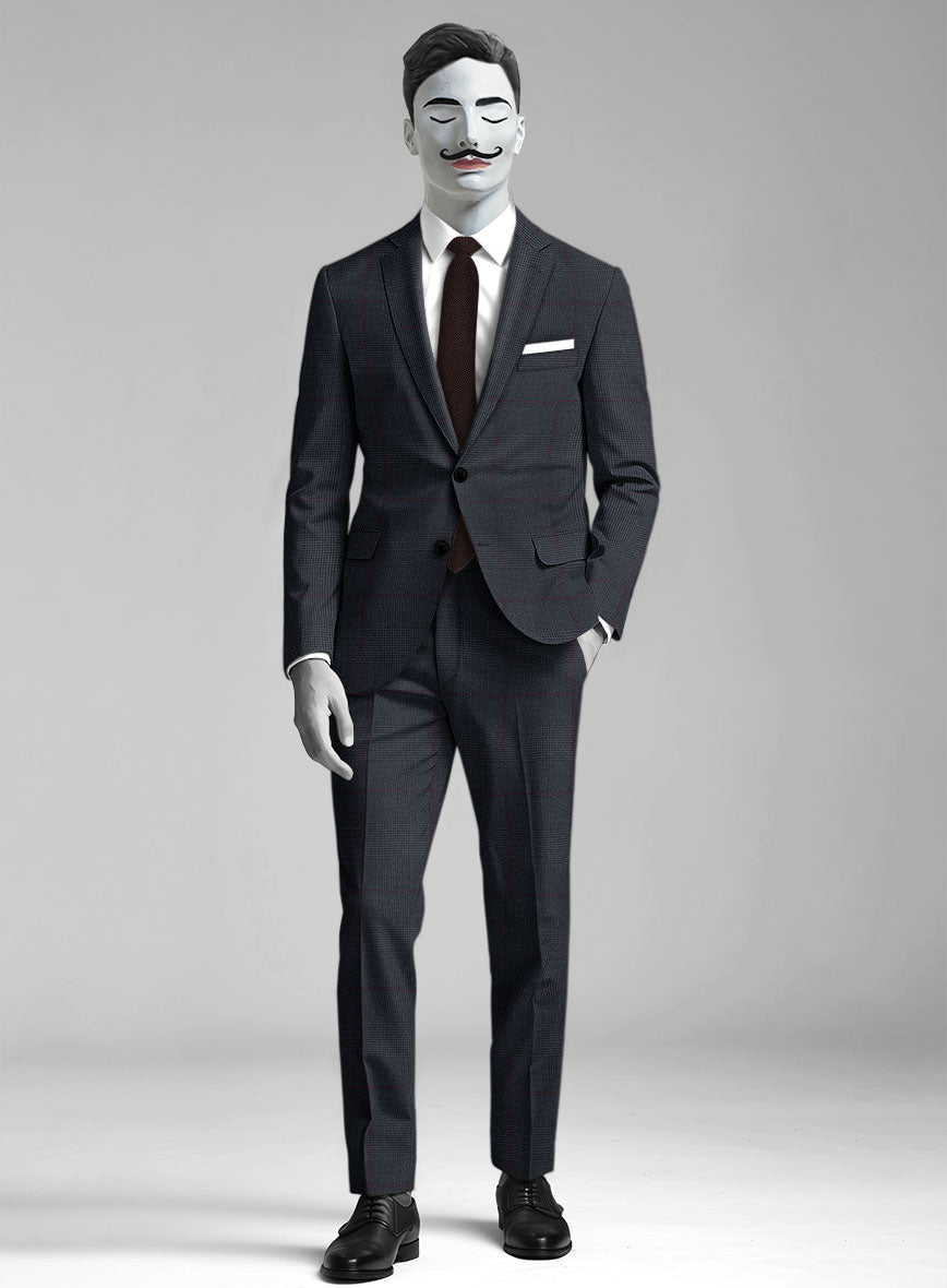 Italian Wool Zaborelli Suit - StudioSuits